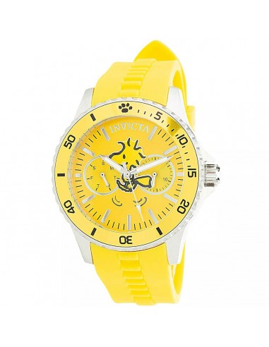 Invicta Women's Watch - Character Collection Woodstock Yellow Silicone Strap | 38652 basket pas cher