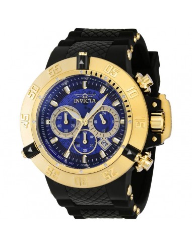 Invicta Men's Chronograph Watch - Subaqua Noma III Blue and Gold Dial Strap | 38997 Les magasins à Paris