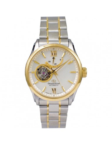 Orient Men's Automatic Watch - Star White Open Heart Dial Bracelet | RE-AT0004S00B Faites des économies