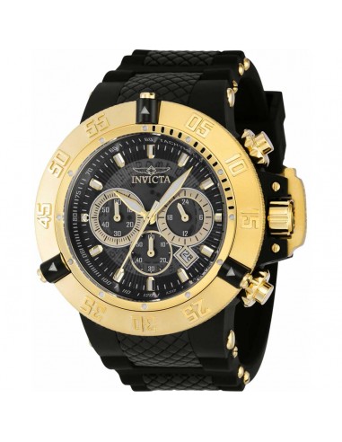 Invicta Men's Chronograph Watch - Subaqua Noma III Black and Gold Dial Strap | 38998 paiement sécurisé