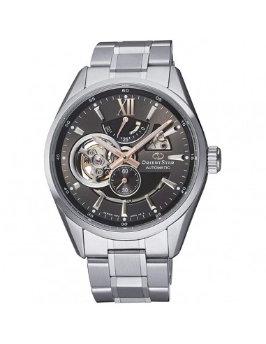 Orient Men's Automatic Watch - Black Open Heart Dial Steel Bracelet | RE-AV0004N00B 50-70% off 