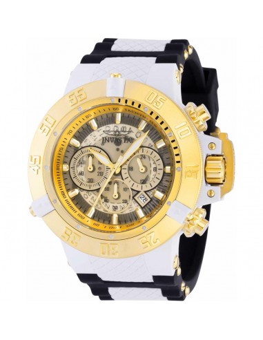 Invicta Men's Chronograph Watch - Subaqua Noma III Black and White Strap | 39003 soldes