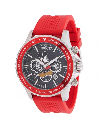 Invicta Men's Chrono Watch - Disney Mickey Mouse Red Silicone Rubber Strap | 39040 50-70% off 