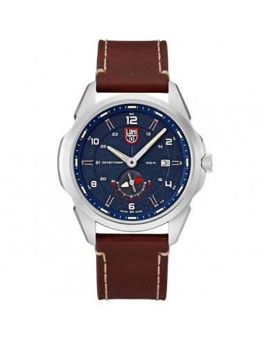 Luminox Men's Swiss Quartz Watch - Atacama Adventurer Blue Dial Brown Strap | 1763 store