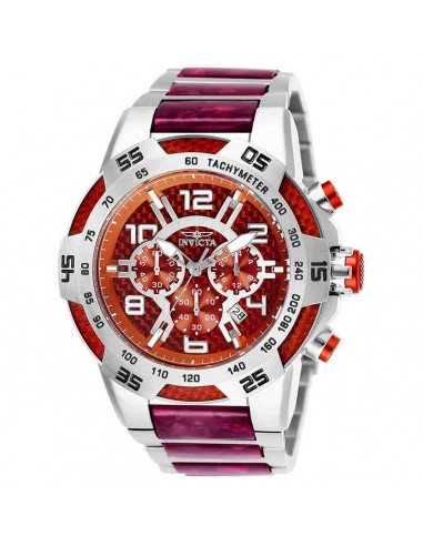 Invicta Men's Watch - Speedway Red Dial Two Tone Silver and Red Bracelet | 25502 Voir les baskets