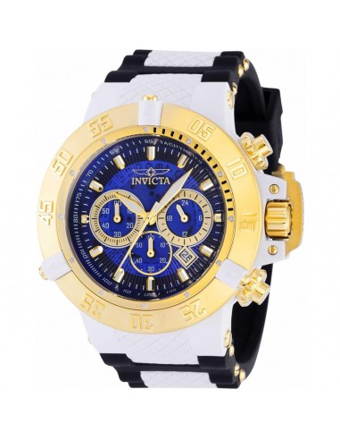 Invicta Men's Chronograph Watch - Subaqua Noma III Blue and Gold Dial Strap | 39000 chez Cornerstreet bien 