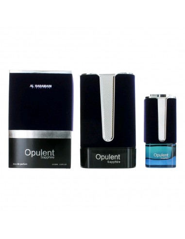 Opulent Sapphire by Al Haramain, 3.4 oz Eau De Parfum Spray for Unisex JUSQU'A -70%! 