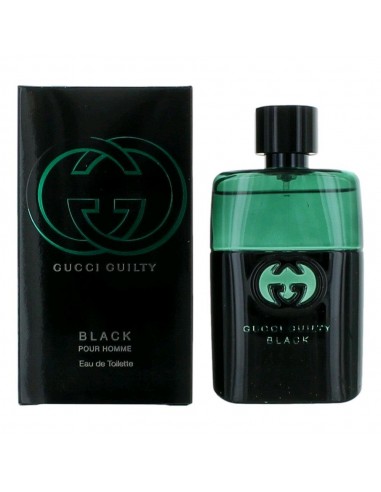 Gucci Guilty Black Pour Homme by Gucci, 1.6 oz Eau De Toilette Spray for Men basket pas cher