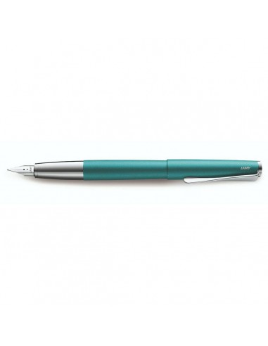 Lamy Fountain Pen - Studio Aquamarine Lacquered Stainless Steel, Medium | L66AQ-M offre 