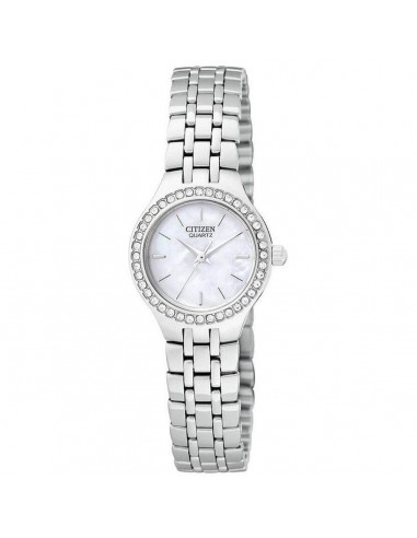 Citizen Women's Watch - Swarovski Crystal Bezel Silver Tone Bracelet | EJ6040-51D prix