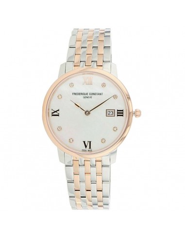 Frederique Constant Women's Watch - Classics Slimline MOP Dial Steel | FC-220MPWD3S2B online