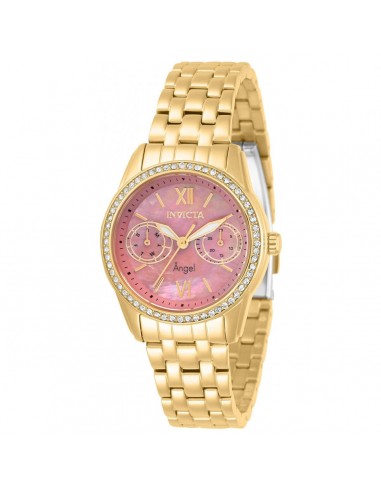 Invicta Women's Watch - Angel Pink Mother of Pearl Dial Yellow Gold Case | 31379 Venez acheter