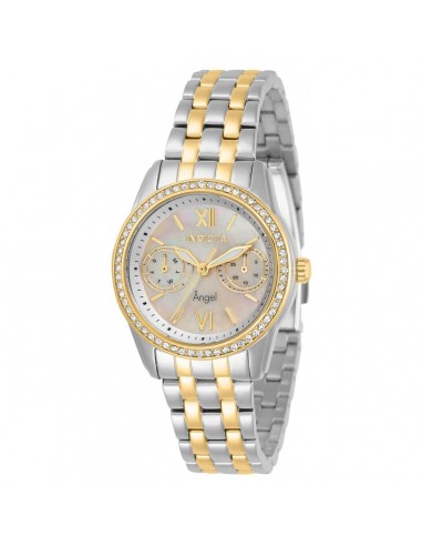 Invicta Women's Quartz Watch - Angel White Mother of Pearl Dial Two Tone Case | 31380 pas cheres