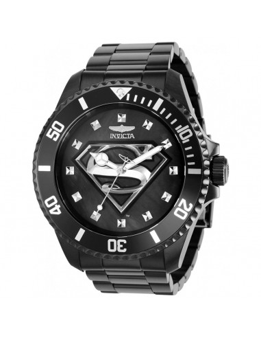 Invicta Men's Quartz Watch - DC Comics Superman Black MOP Dial Bracelet | 36357 Amélioration de cerveau avec