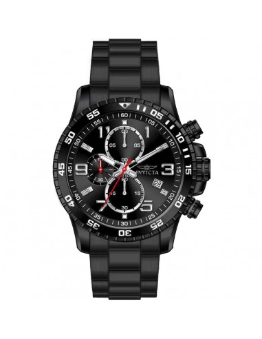 Invicta Men's Specialty Watch - Quartz Chronograph Black Dial Steel Bracelet | 36985 plus qu'un jeu 