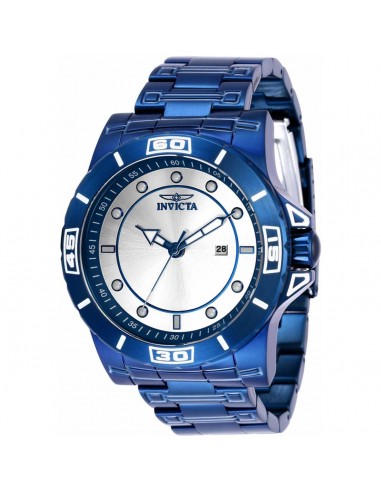 Invicta Men's Japanese Quartz Watch - Pro Diver Silver Dial Blue Bracelet | 35431 en ligne