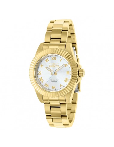 Invicta Women's Quartz Watch - Pro Diver Silver Tone Dial Yellow Gold Bracelet | 37423 Vous souhaitez 