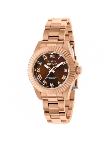 Invicta Women's Quartz Watch - Pro Diver Brown Dial Rose Gold Bracelet | 37426 une grave pollution 