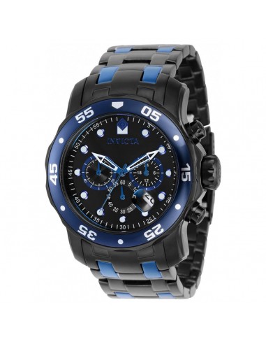 Invicta Men's Chronograph Watch - Pro Diver Black and Blue Bracelet | 37690 votre restaurant rapide dans 