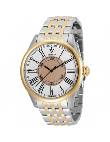 Invicta Men's Japanese Quartz Watch - Vintage Silver and Yellow Gold Bracelet | 36243 hantent personnes