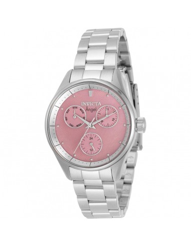 Invicta Women's Watch - Angel Quartz Pink Mother of Pearl Dial SS Bracelet | 31361 de la marque