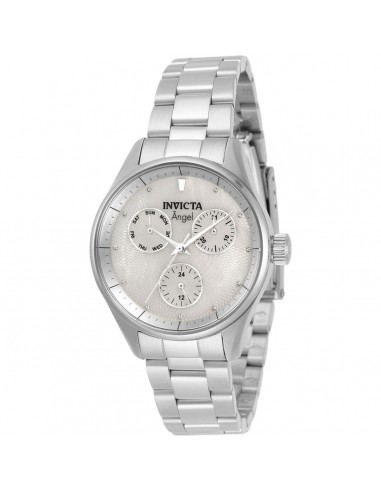 Invicta Women's Watch - Angel Quartz White MOP Dial Stainless Steel Bracelet | 31362 chez Cornerstreet bien 