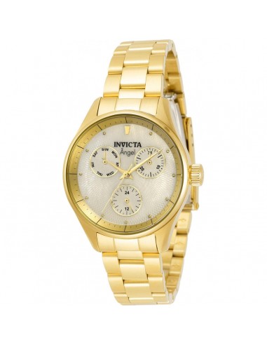 Invicta Women's Watch - Angel Quartz Yellow Gold Stainless Steel Bracelet | 31364 la chaussure