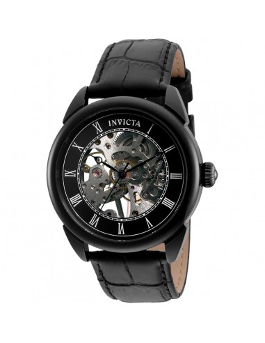 Invicta Men's Watch - Specialty Mechanical Semi Skeleton Dial Leather Strap | 32632 En savoir plus