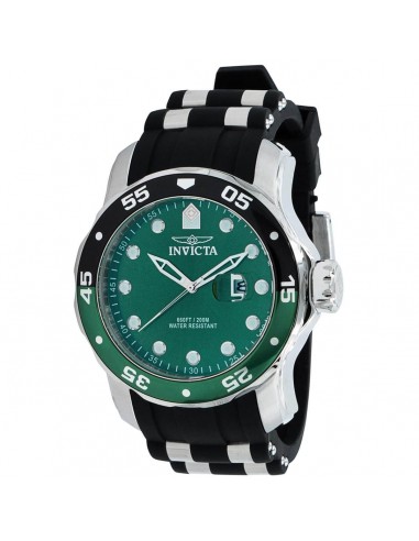 Invicta Men's Rotating Bezel Watch - Pro Diver Black and Silver Tone Strap | 39105 Dans la société mordern