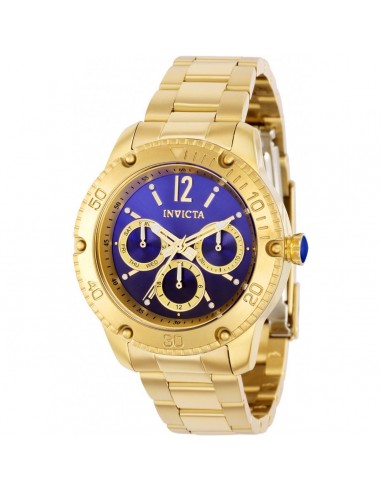 Invicta Women's Quartz Watch - Angel Blue and Gold Tone Dial Steel Bracelet | 36726 les ligaments