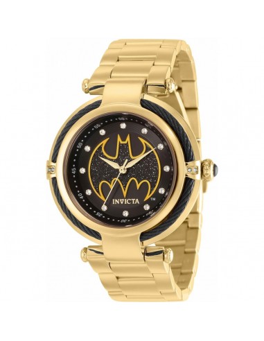 Invicta Men's Japanese Quartz Watch - DC Comics Batman Yellow Gold Bracelet | 36955 Le MVP de beaucoup