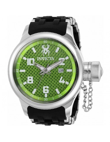 Invicta Men's Swiss Quartz Watch - Russian Diver Green Dial Rubber Strap | 36980 Le MVP de beaucoup