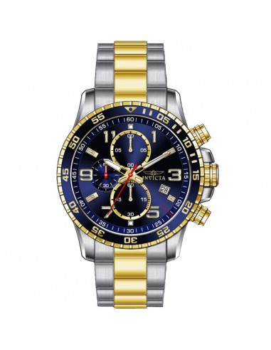 Invicta Men's Specialty Watch - Chronograph Blue Dial Two Tone Steel Bracelet | 36984 Les magasins à Paris