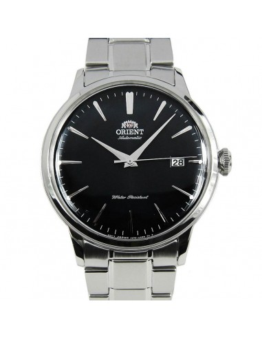 Orient Men's Automatic Watch - Bambino Black Dial Silver Tone Bracelet | RA-AC0006B00C 50-70% off 