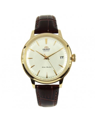 Orient Women's Quartz Watch - Yellow Gold Case Brown Leather Strap | RA-AC0011S00C Le MVP de beaucoup