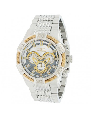 Invicta Men's Quartz Watch - Bolt Chronograph White Dial Silver Steel Bracelet | 38952 les ligaments