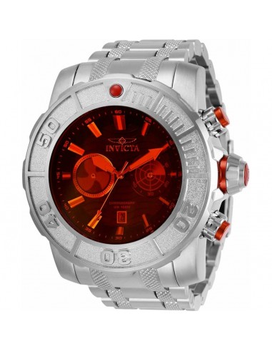 Invicta Men's Chronograph Watch - Coalition Forces Red Dial Silver Bracelet | 29933 En savoir plus