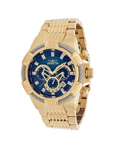 Invicta Men's Quartz Watch - Bolt Chronograph Blue Dial Rose Gold Bracelet | 38954 Toutes les collections ici