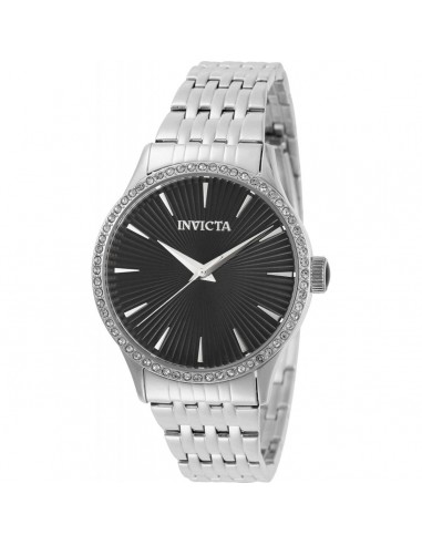 Invicta Women's Quartz Watch - Angel Black Dial Stainless Steel Bracelet | 31946 l'évolution des habitudes 