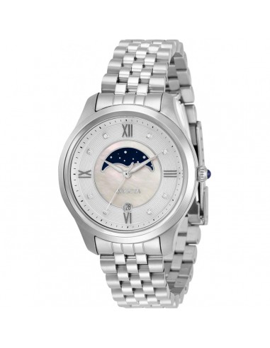 Invicta Women's Quartz Watch - Specialty MOP Dial Silver Bracelet Diamond | 33589 de l' environnement