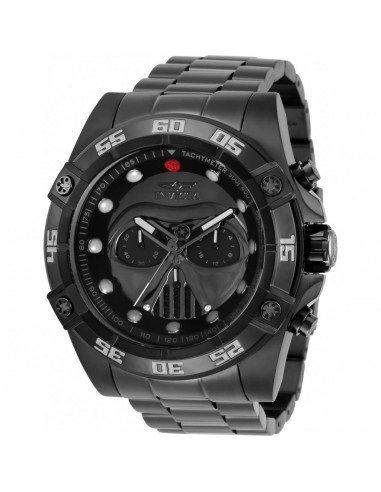 Invicta Men's Chronograph Watch - Star Wars Darth Vader Black Dial Bracelet | 34044 soldes