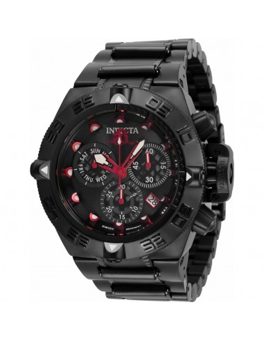 Invicta Men's Chronograph Watch - Subaqua Noma IV Black Dial Steel Bracelet | 34303 Toutes les collections ici