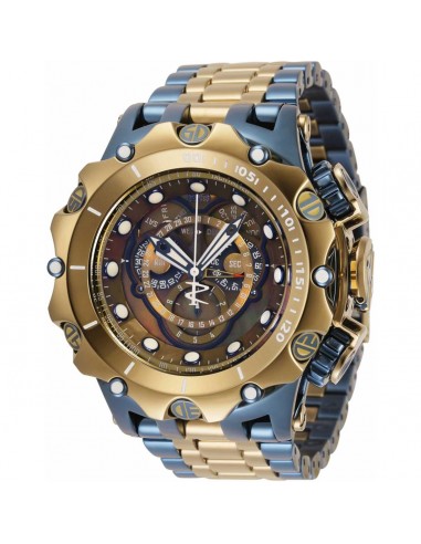 Invicta Men's Chronograph Watch - Venom Dark Blue and Khaki Dial Bracelet | 34791 de l' environnement