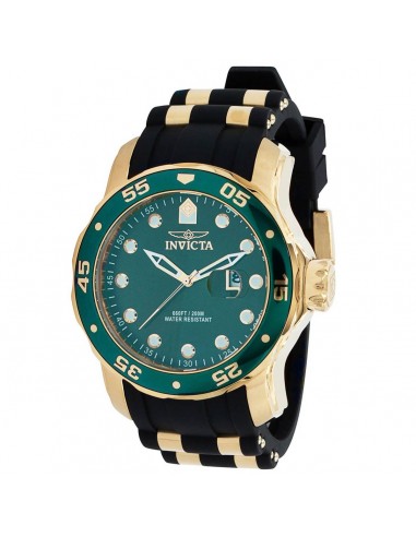 Invicta Men's Watch - Pro Diver Rotating Bezel Green Dial Two Tone Strap | 39100 Venez acheter