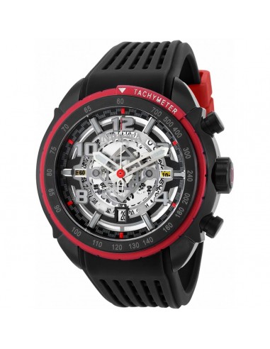 Invicta Men's Chrono Watch - S1 Rally Chrono Skeleton Dial Silicone Strap | 36367 le des métaux précieux