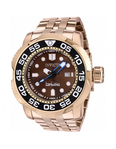 Invicta Men's Automatic Watch - Sea Hunter Brown Dial Rose Gold Bracelet | 36379 Amélioration de cerveau avec