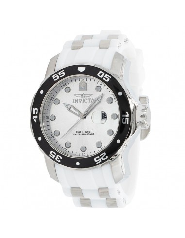 Invicta Men's Watch - Pro Diver Rotating Bezel Silver Dial Two Tone Strap | 39411 Fin de série