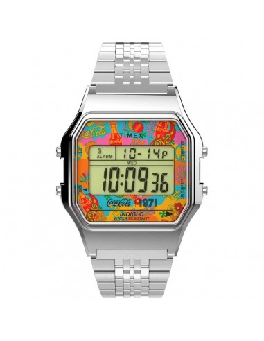 Timex Unisex Watch - Coca-Cola Unity Digital Coke Theme Dial Bracelet | TW2V25900N9 de France