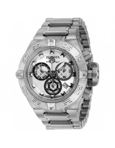 Invicta Men's Chronograph Watch - Subaqua Noma IV Silver Tone Dial Bracelet | 37590 paiement sécurisé