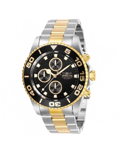 Invicta Men's Chrono Watch - Invicta Connection Black Dial Two Tone Bracelet | 28691 Jusqu'à 80% De Réduction